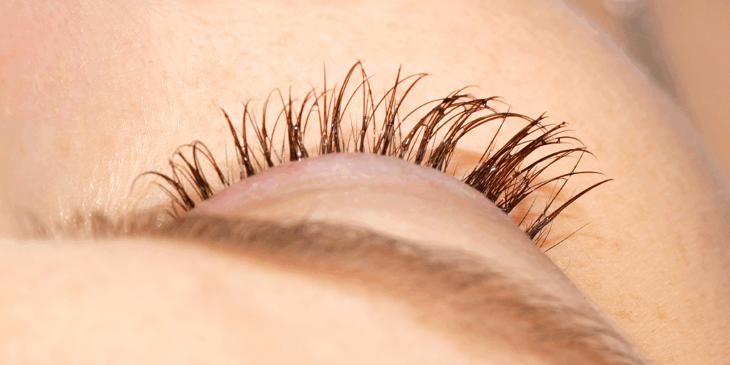 female eye with eyelashes eyelash extension and 2024 10 14 05 42 32 utc